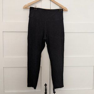 Encircled The Minimalist Crop Legging  (Black) Medium